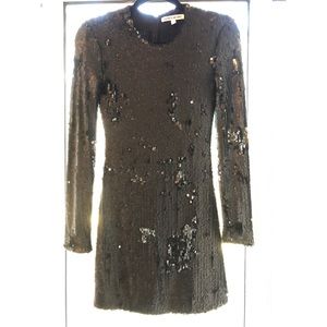 Elizabeth + James Sequin Mini Dress